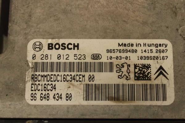 BOITIER COMPLET CITROEN C3 1.4HDI 2010 ( BOITIERS + COMPTEUR + CONTACTEUR + BOITE A FUSIBLES) - Vue 3